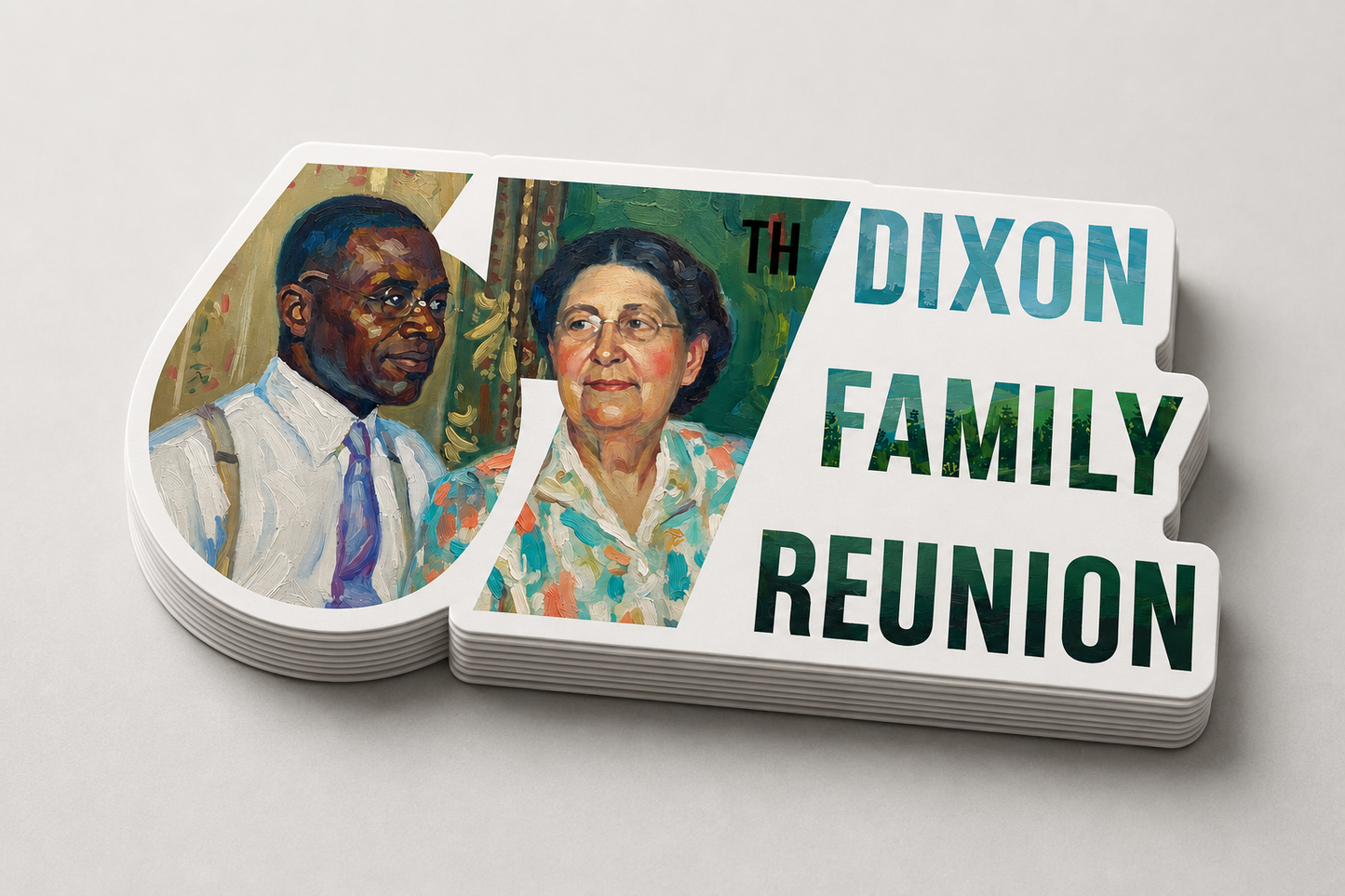 67th Dixon Family Reunion Sticker Pack 25pcs
