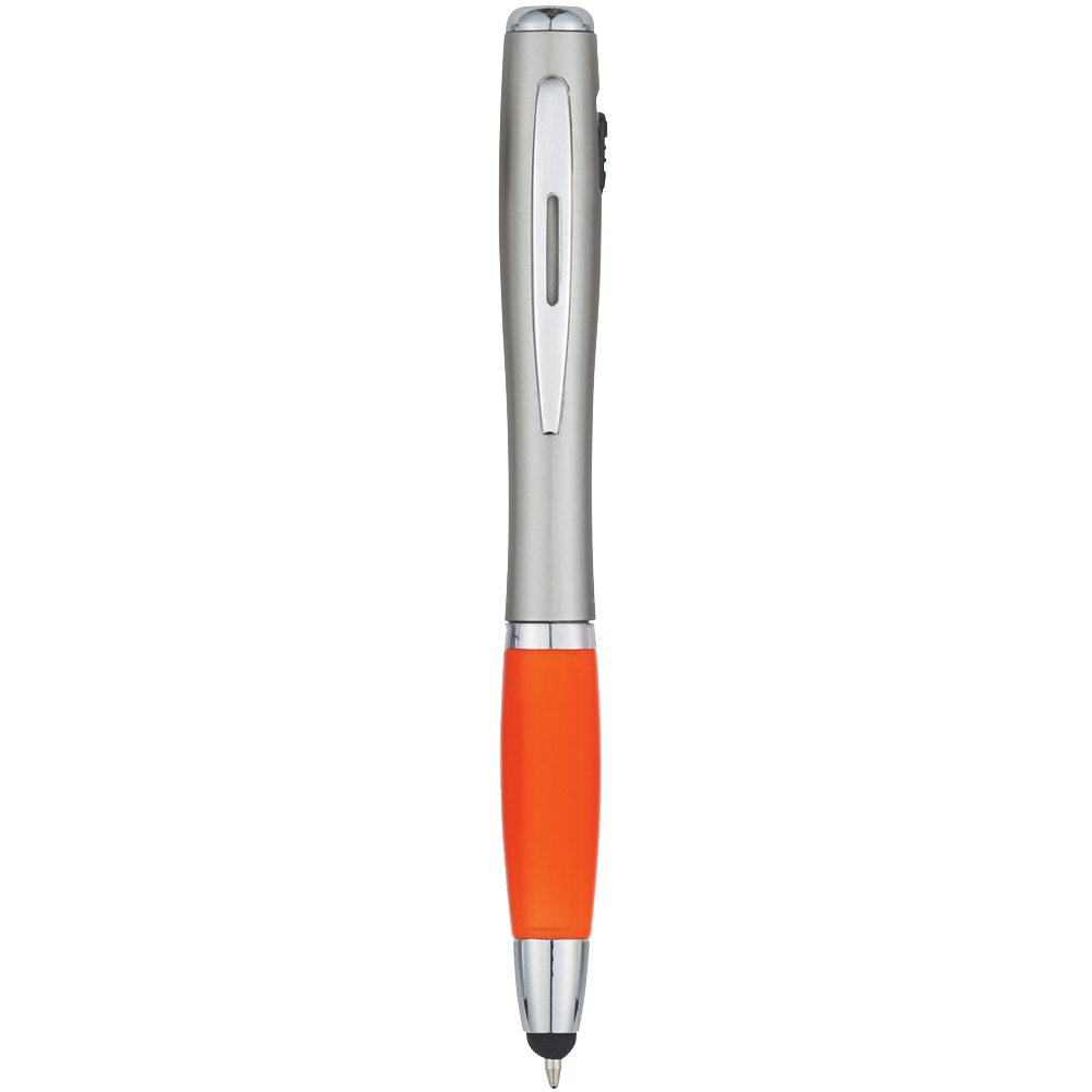 Customized Trio Stylus Pen with LED Light