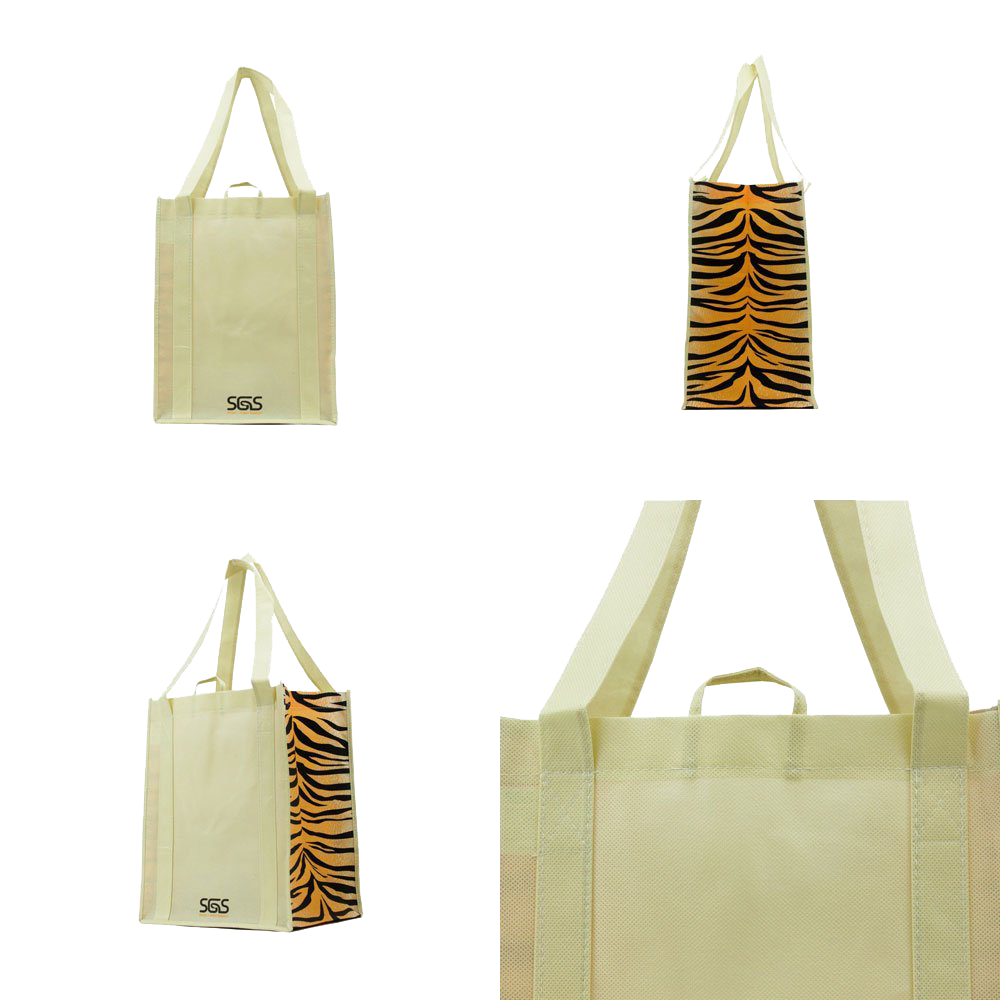 Graphic Pattern Prints Reinforced Bags