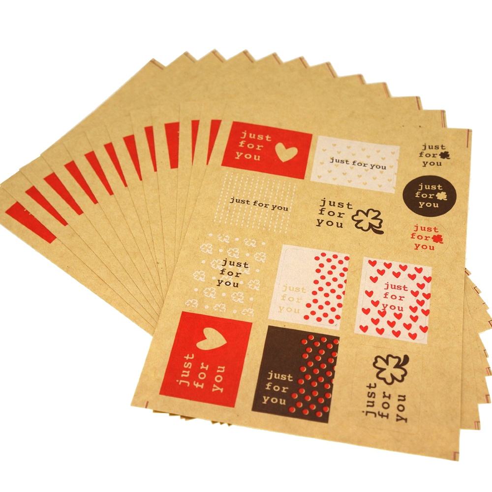 Just for You Sticker for Gift Wrapping 130 Stickers Great for Card making  Home Baking