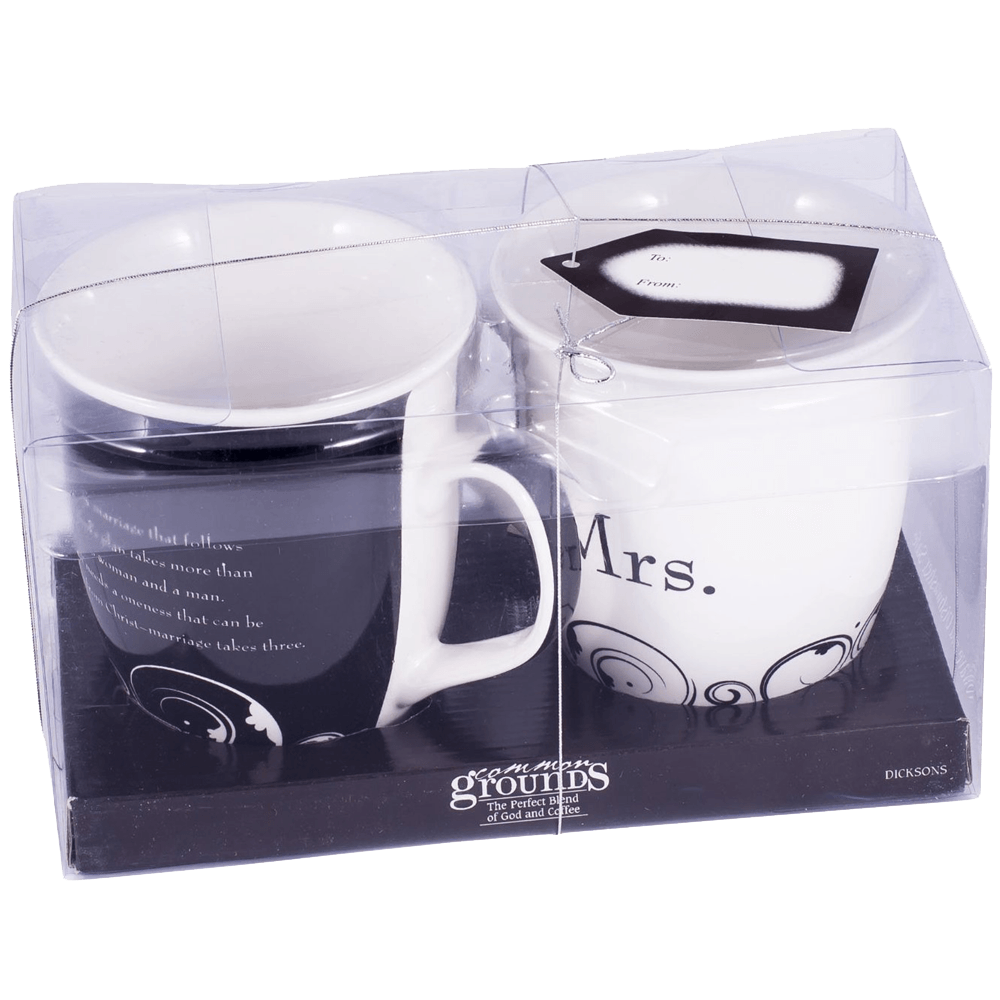 Mr. and Mrs. Christian Coffee Mug Set