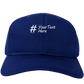 Personalized Hashtag Adult Dark Baseball Cap Hat