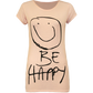Women's Be Happy Smiley Face Top